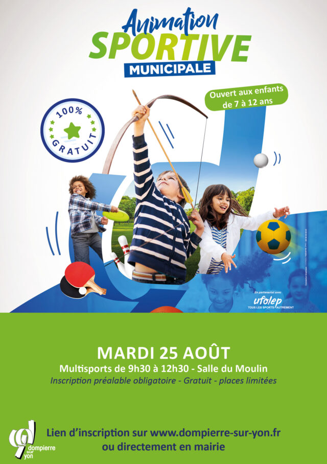 Flyer Animation Sportive Municipale été 20262