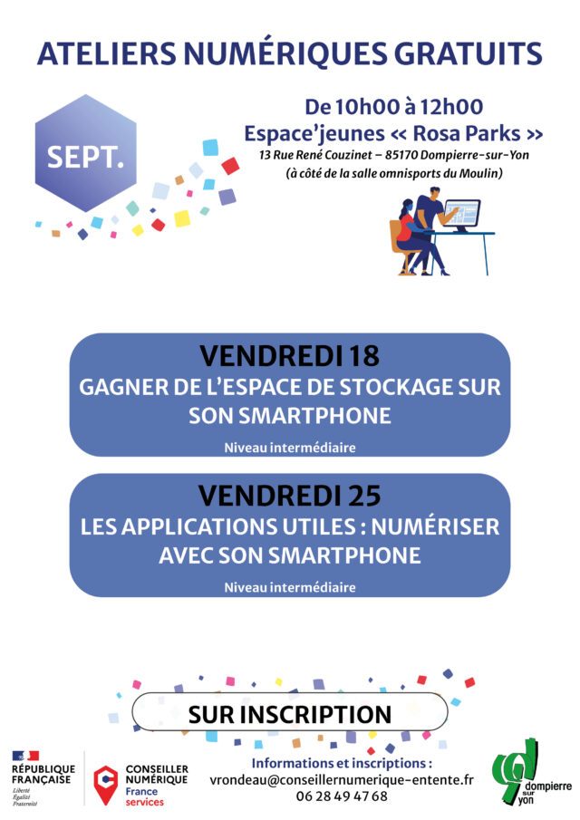 ATELIER NUMERIQUE SEPTEMBRE 2026